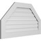 Ekena Millwork Octagonal Top Surface Mount PVC Gable Vent: Functional, w/ 3-1/2"W x 1"P Standard Frame, 42"W x 24"H GVPOT42X2401SF - alternate 4
